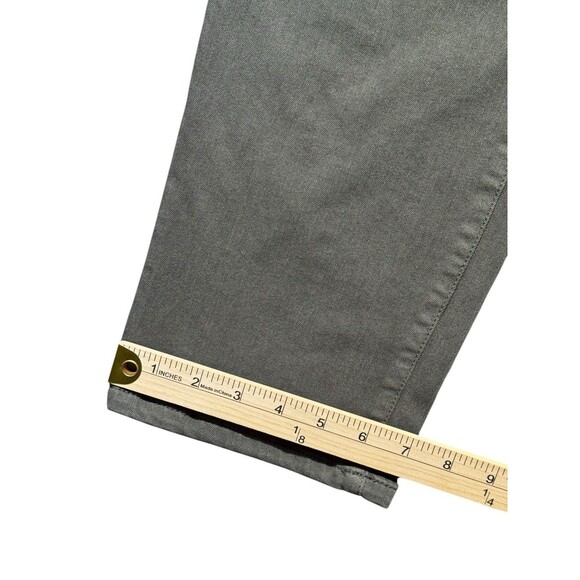 Chico’s So Slimming Girlfriend Crop Pants Women’s Size 2 US 12 Green Twill - Picture 9 of 9